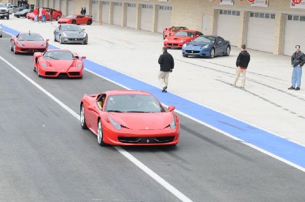 Ferrari Track Day at the Circuit Of The Americas Track in Austin, Texas 12/