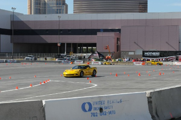 Bob Bondurant instructors take SEMA participants around SEMA MotorTrend Pro