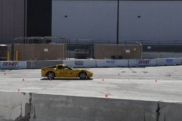 Bob Bondurant instructors take SEMA participants around SEMA MotorTrend Pro