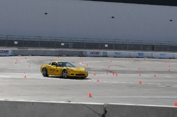 Bob Bondurant instructors take SEMA participants around SEMA MotorTrend Pro