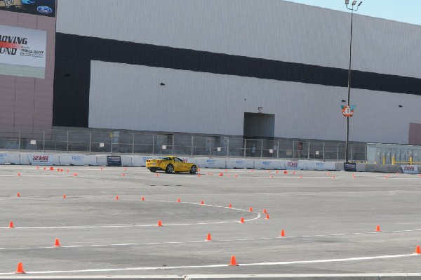 Bob Bondurant instructors take SEMA participants around SEMA MotorTrend Pro