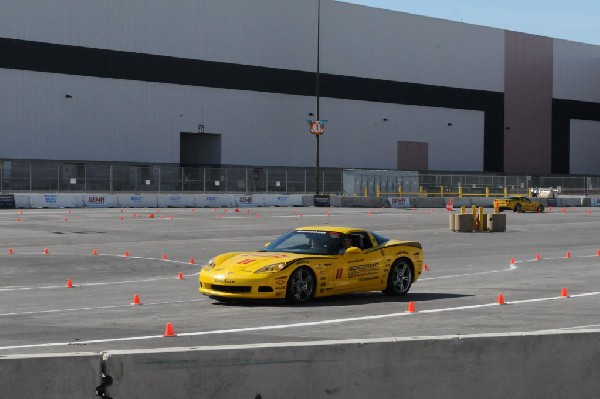 Bob Bondurant instructors take SEMA participants around SEMA MotorTrend Pro