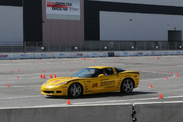 Bob Bondurant instructors take SEMA participants around SEMA MotorTrend Pro