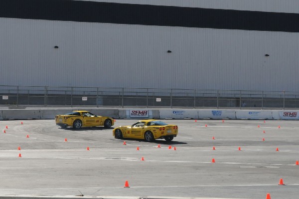 Bob Bondurant instructors take SEMA participants around SEMA MotorTrend Pro