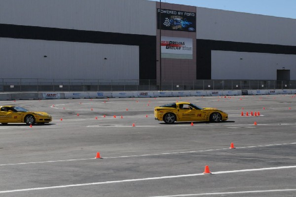 Bob Bondurant instructors take SEMA participants around SEMA MotorTrend Pro