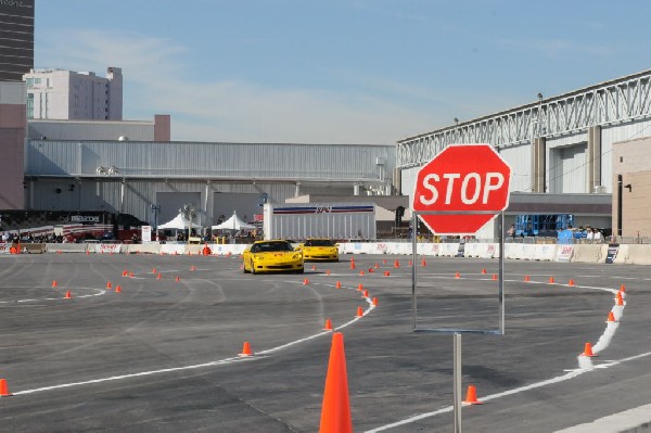 Bob Bondurant instructors take SEMA participants around SEMA MotorTrend Pro