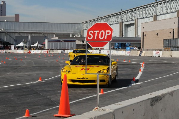 Bob Bondurant instructors take SEMA participants around SEMA MotorTrend Pro