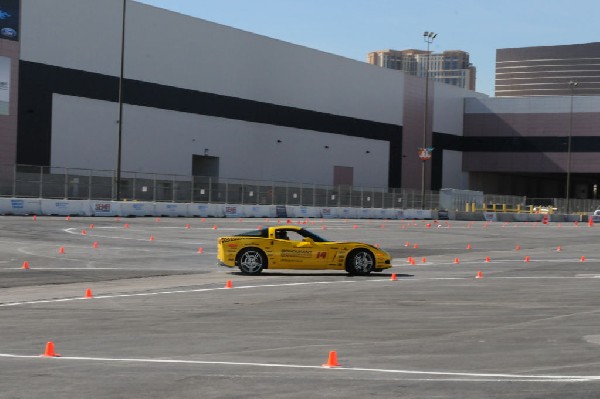 Bob Bondurant instructors take SEMA participants around SEMA MotorTrend Pro