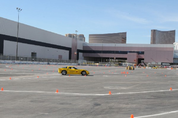 Bob Bondurant instructors take SEMA participants around SEMA MotorTrend Pro