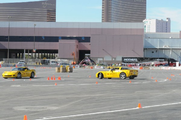 Bob Bondurant instructors take SEMA participants around SEMA MotorTrend Pro