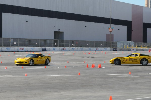 Bob Bondurant instructors take SEMA participants around SEMA MotorTrend Pro