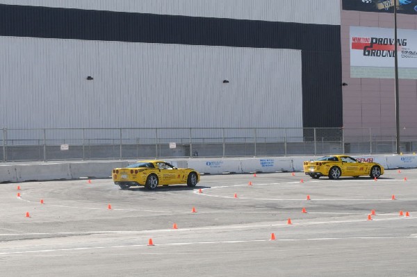 Bob Bondurant instructors take SEMA participants around SEMA MotorTrend Pro