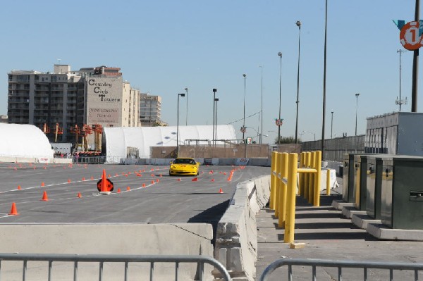 Bob Bondurant instructors take SEMA participants around SEMA MotorTrend Pro