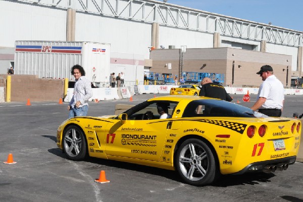 Bob Bondurant instructors take SEMA participants around SEMA MotorTrend Pro