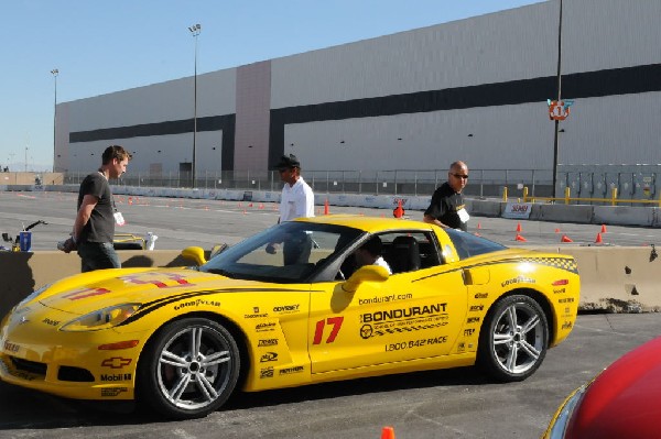 Bob Bondurant instructors take SEMA participants around SEMA MotorTrend Pro