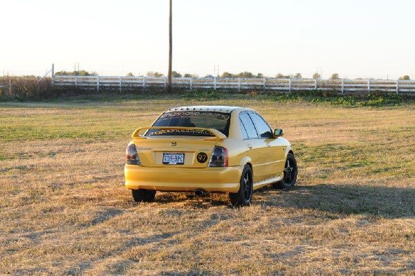 kingsnake racing 2003.5 MazdaSpeed Protege gets it's first graphic set